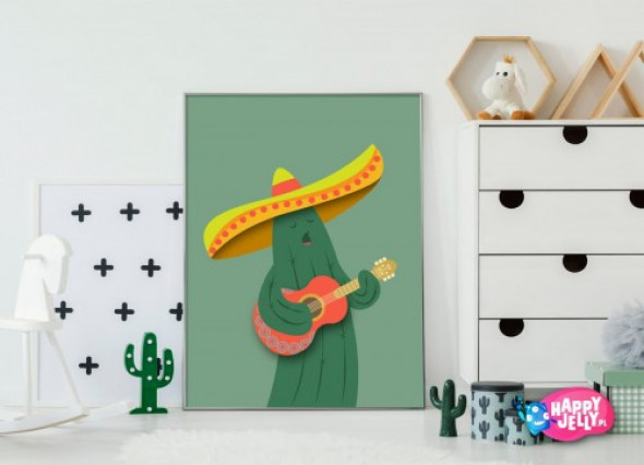 Plakat "Meksykański Kaktus"