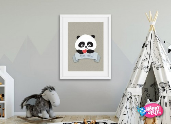 Plakat "Panda o Poranku"