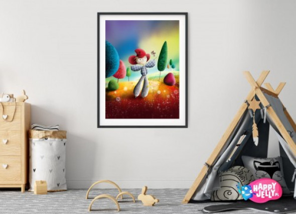 Plakat "Tęczowe Pola"