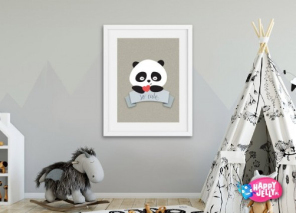 Plakat "Urocza Panda"