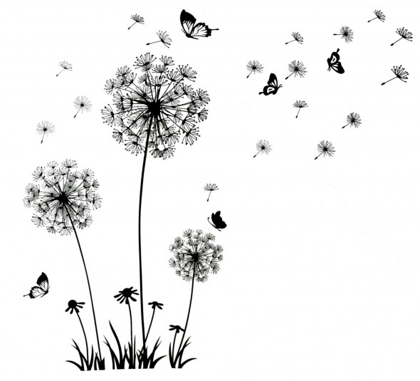 Naklejka na ścianę Dmuchawce WS-0068