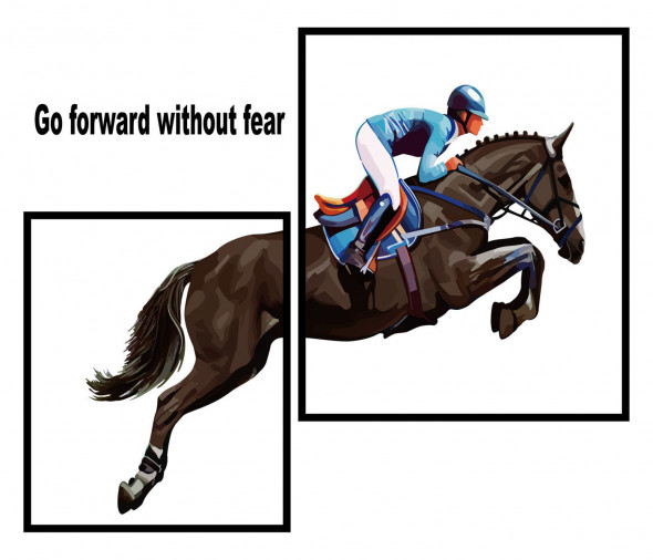 Naklejka na ścianę Dżokej WS-0237