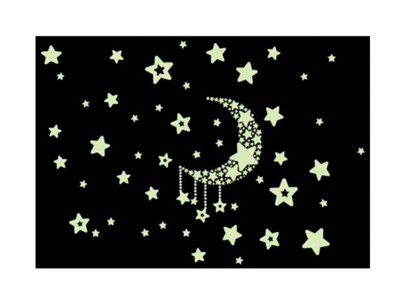 Naklejka na ścianę fluorescencyjne Niebo WS-0150