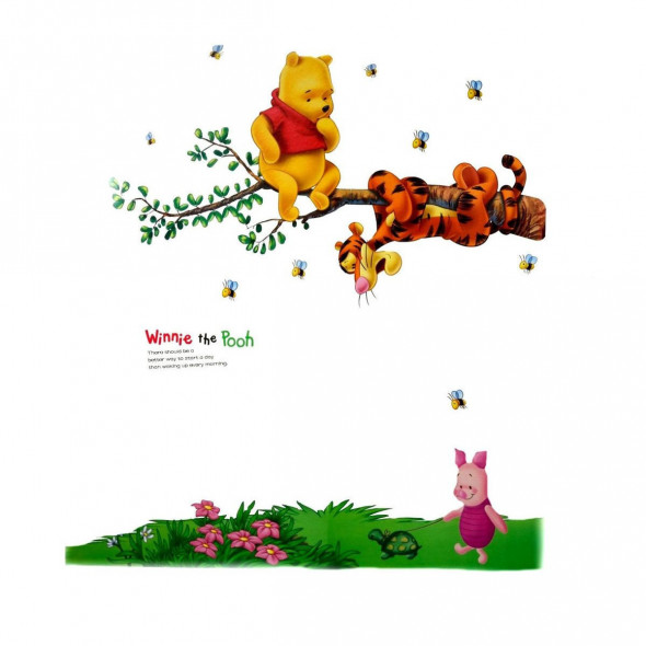 Naklejka na ścianę Kubuś Puchatek WS-0011