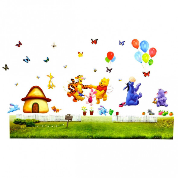 Naklejka na ścianę Kubuś Puchatek WS-0037