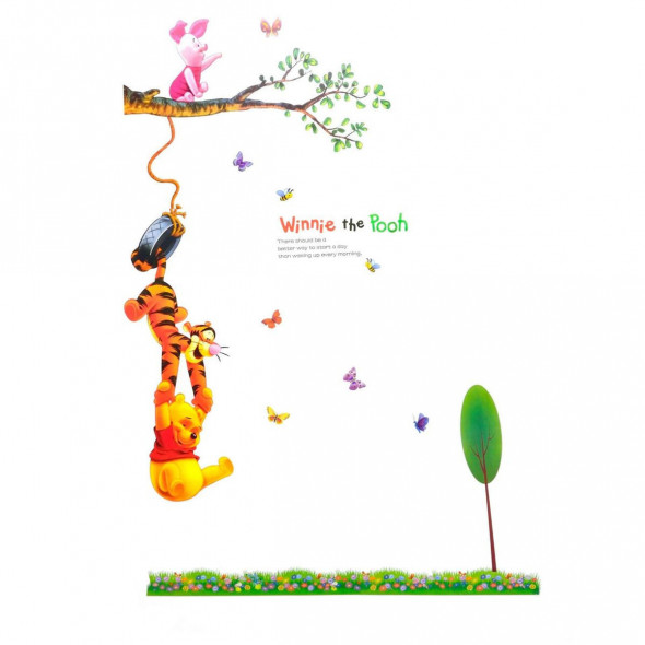 Naklejka na ścianę Kubuś Puchatek WS-0058