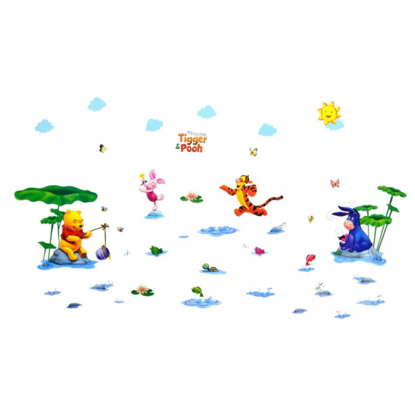 Naklejka na ścianę Kubuś Puchatek WS-0074