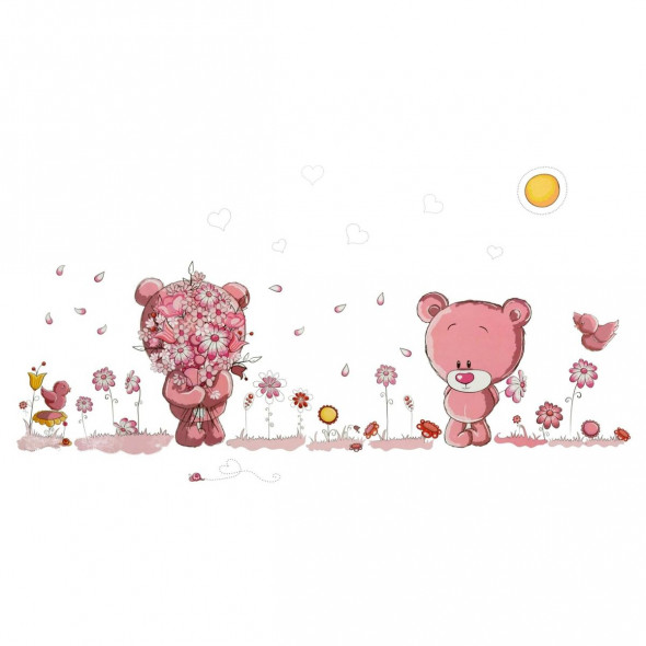 Naklejka na ścianę Misie WS-0185