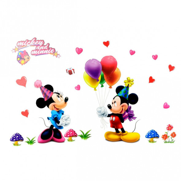 Naklejka na ścianę Myszka Mickey WS-0083
