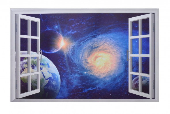 Naklejka na ścianę Okno 3D Kosmos WS-0279
