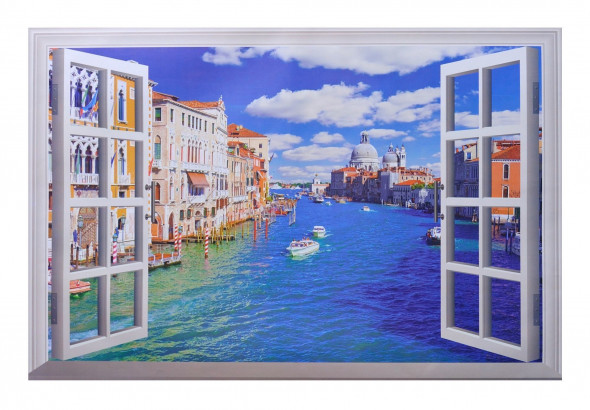 Naklejka na ścianę okno 3D WS-0254