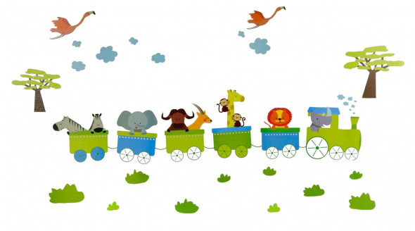 Naklejka na ścianę Pociąg WS-0102