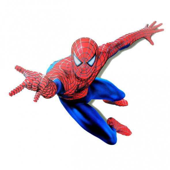 Naklejka na ścianę Spiderman 3D WS-0007