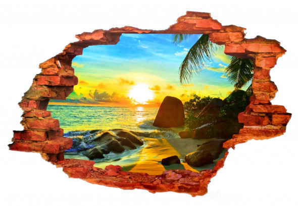 Naklejka na ścianę Widok 3D WS-0141