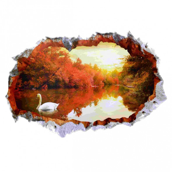 Naklejka na ścianę Widok 3D WS-0191