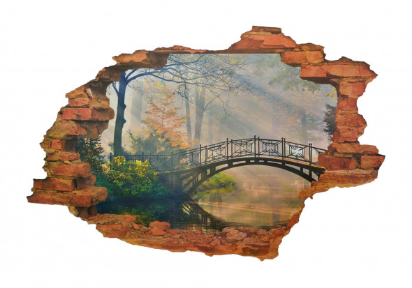 Naklejka na ścianę Widok 3D WS-0218