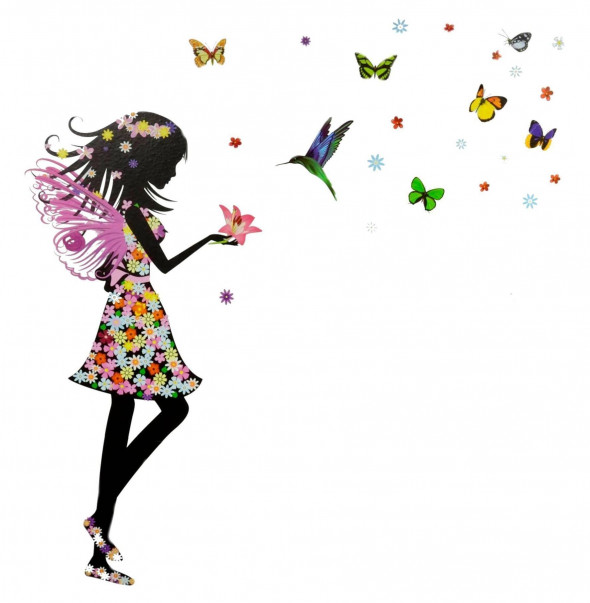 Naklejka na ścianę Wróżka WS-0042