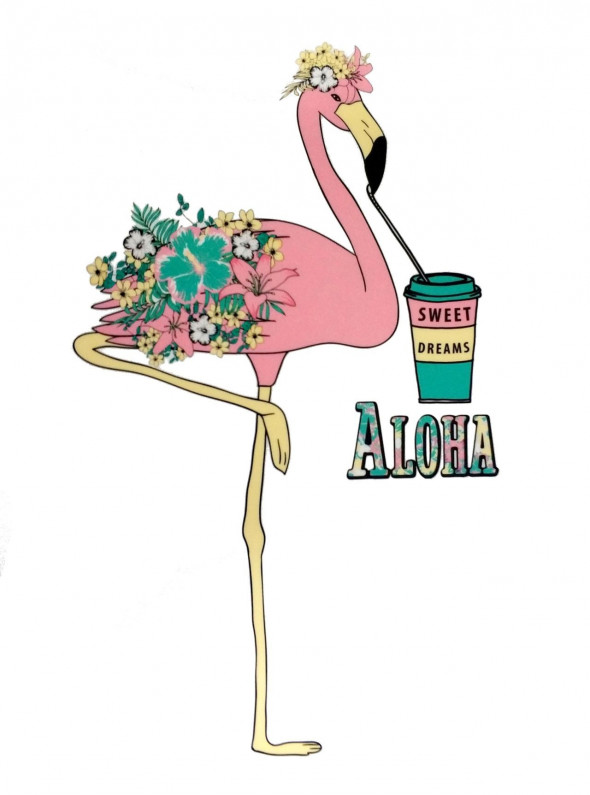 Naklejki na ścianę Flaming WS-0332