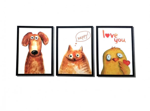 Naklejki na ścianę Obrazy Zwierzęta WS-0317