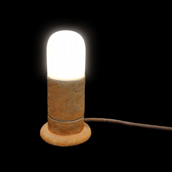 Lampa Stołowa-ML0.6 Rdza OtakS-Okrągły