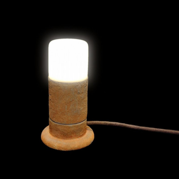 Lampa Stołowa-ML0.6 Rdza OtakS-Płaski