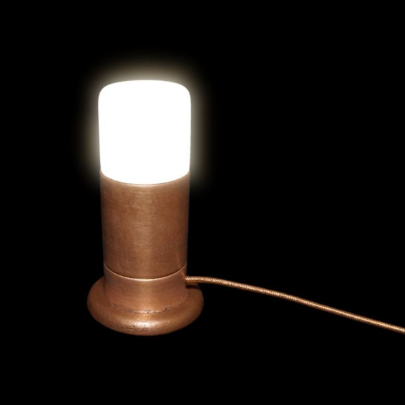 Lampa Stołowa-ML0.6 StaraMiedz-M OtakS-Płaski