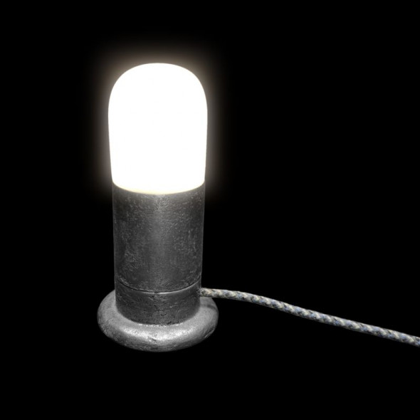 Lampa Stołowa-ML0.6 StaraStal OtakS-Okrągły