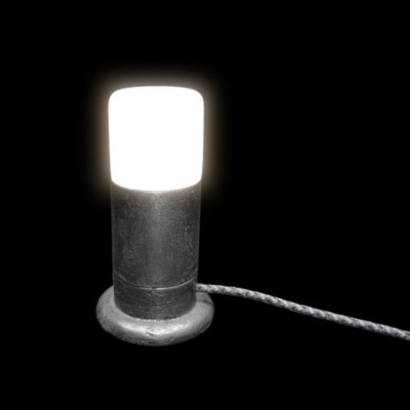 Lampa Stołowa-ML0.6 StaraStal OtakS-Płaski