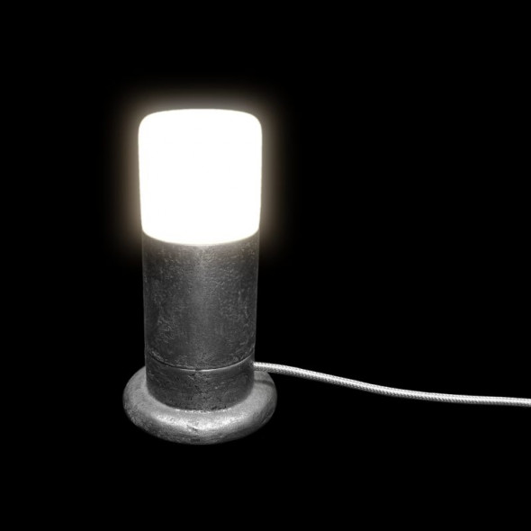 Lampa Stołowa-ML0.6 StaraStal-S OtakS-Płaski