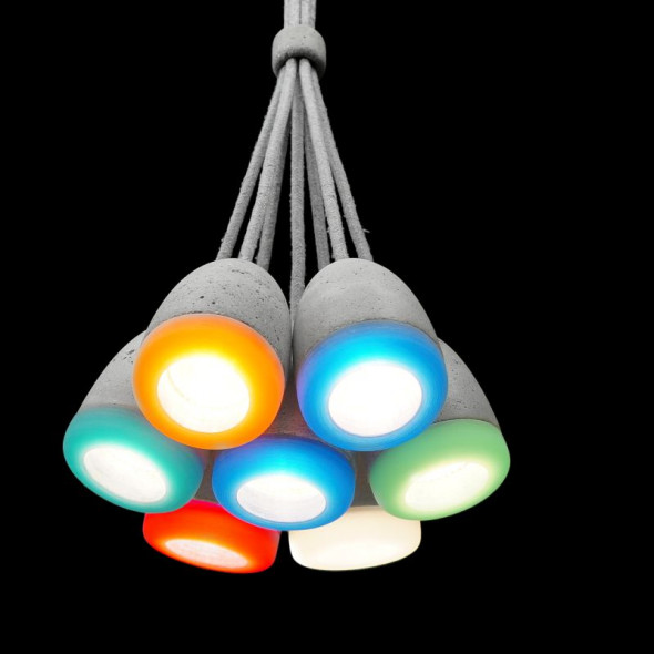 Żyrandol7 MinimaLed 0.3 Beton Architekt. / Otak2