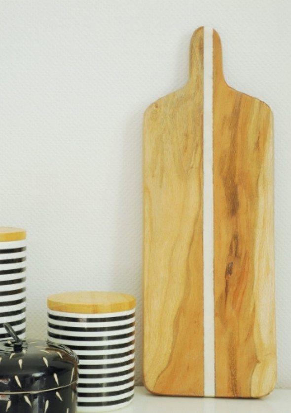 Deska kuchenna z marmurowym paskiem LONG