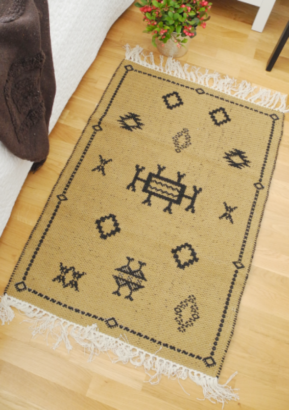 Dywanik bawełniany w etniczny wzór PHOEBE (60x90 cm)