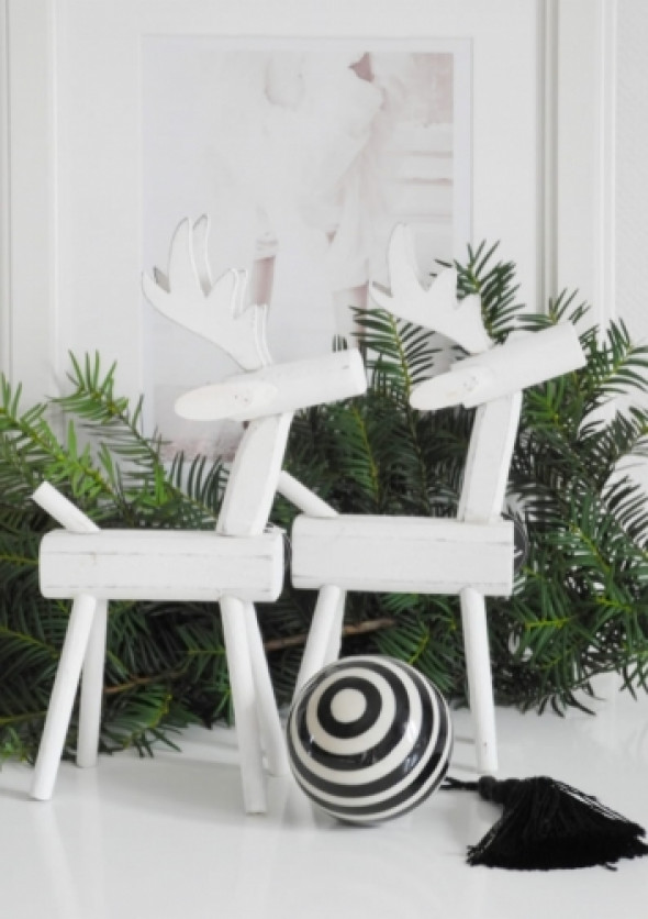 Figurka dekoracyjne z drewna DEER