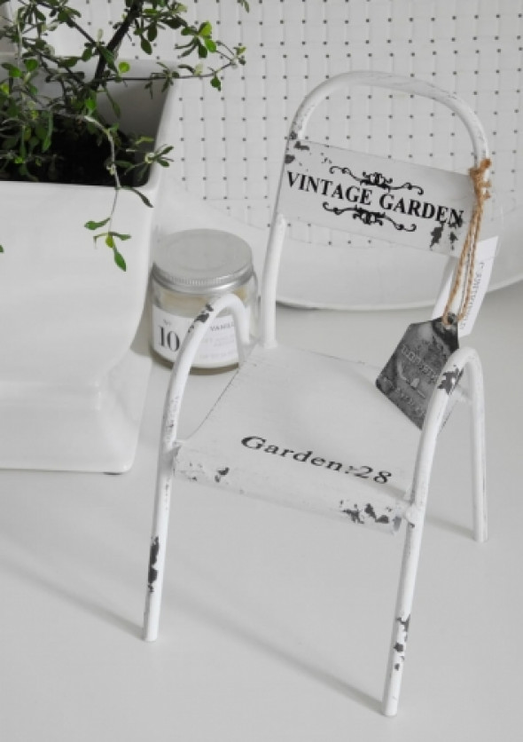 Krzesełko miniaturka VINTAGE GARDEN