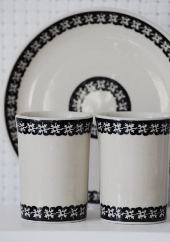 Kubek bez ucha - Ceramika Bolesławiec I