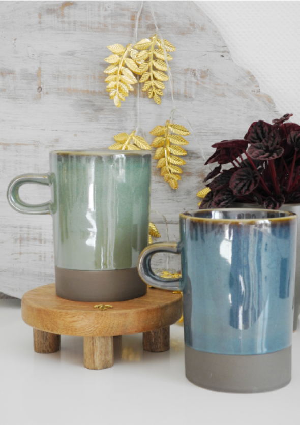 Kubek wysoki z ceramiki EARTH COLORS