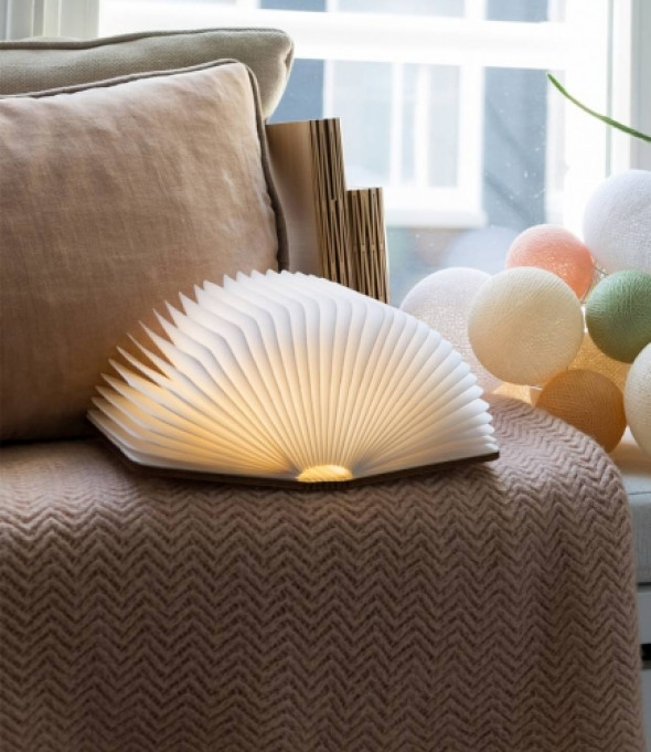 Lampa książka LEATHER BROWN