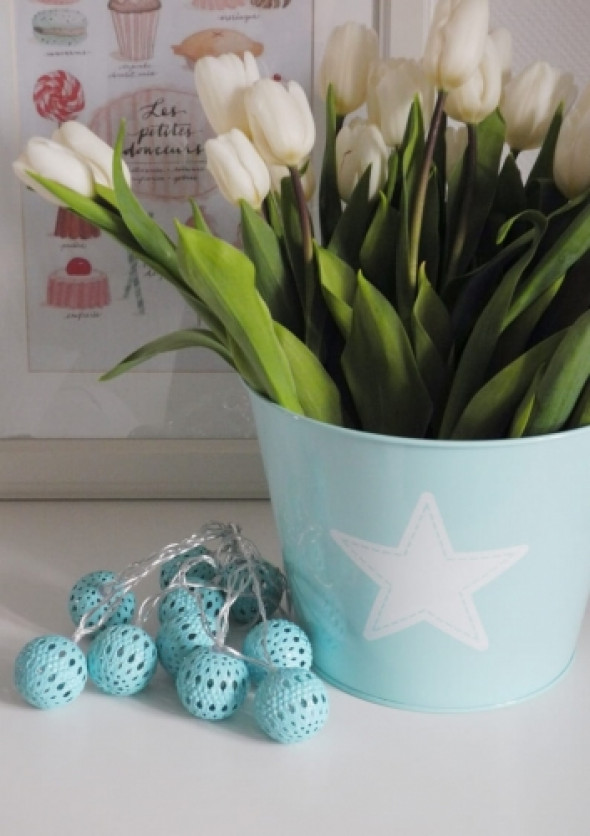 Lampki ledowe w kolorze niebieskim BLUE