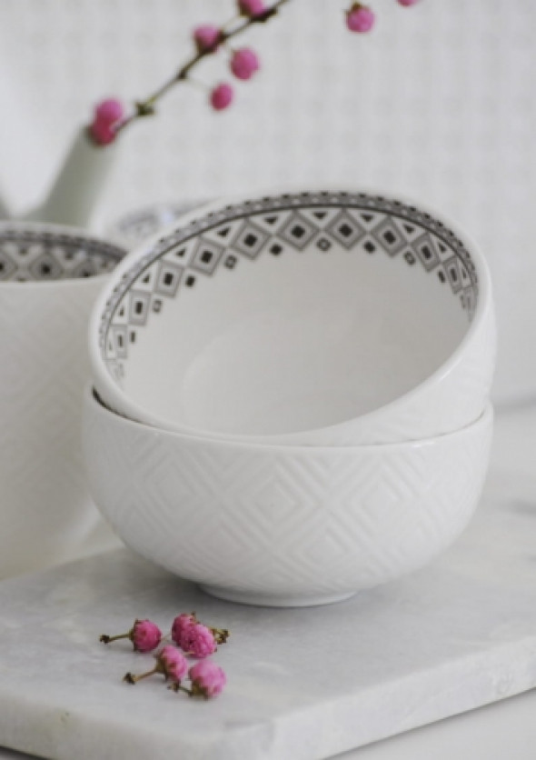 Miseczka z czarnym szlaczkiem DIAMOND