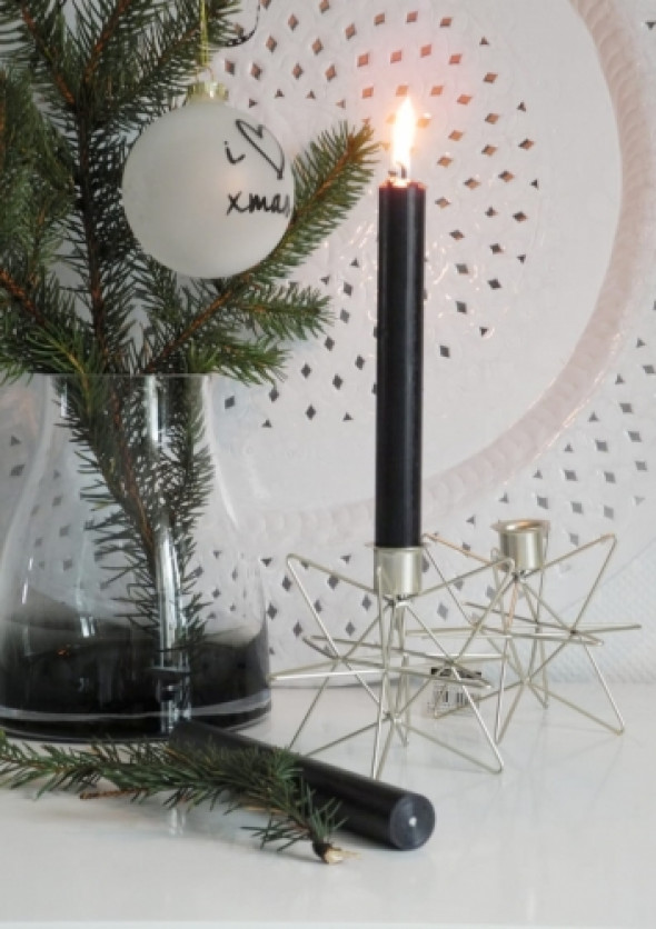 Świecznik gwiazda na jedną świecę STAR 3D