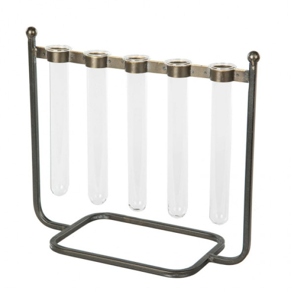 Wazon ze szkła i metalu SINGLY