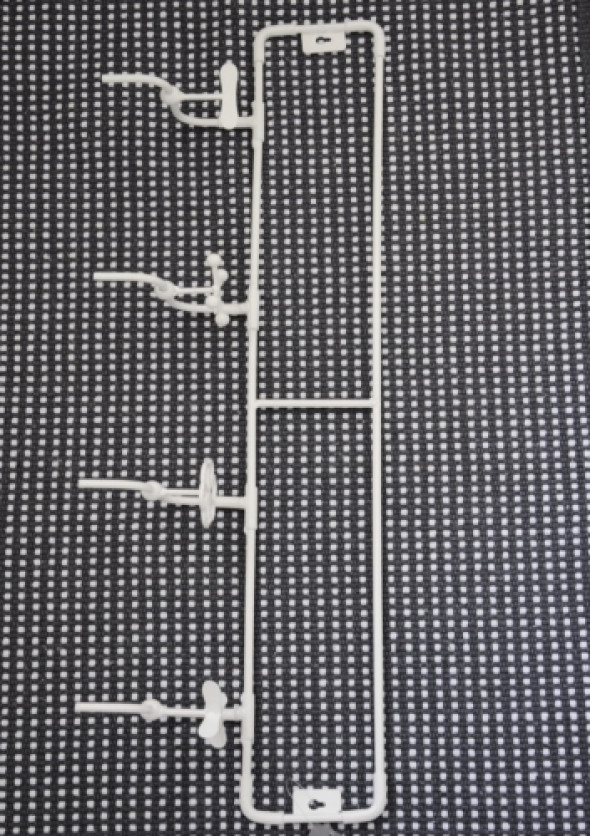 Wieszak na ręczniki biały BATH