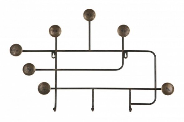 Wieszak ścienny z metalu MALIN