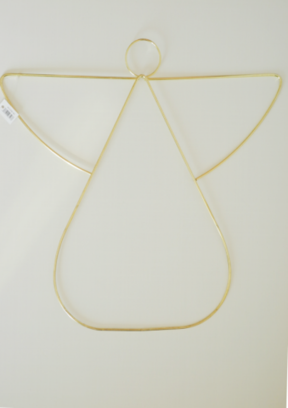 Zawieszka metalowa anioł GOLD