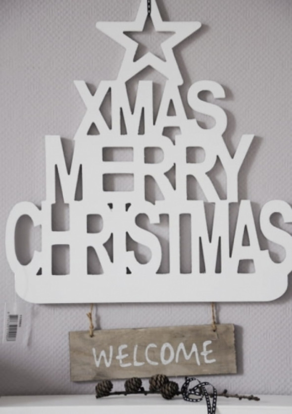 Zawieszka świąteczna na drzwi XMAS TREE