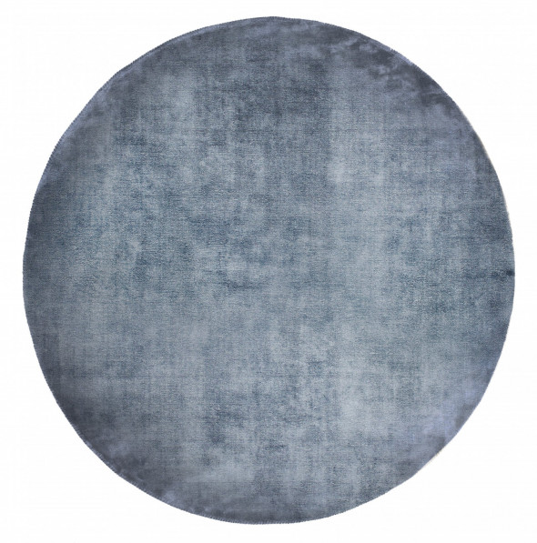 Dywan okrągły Linen Dark Blue - ø 250 cm