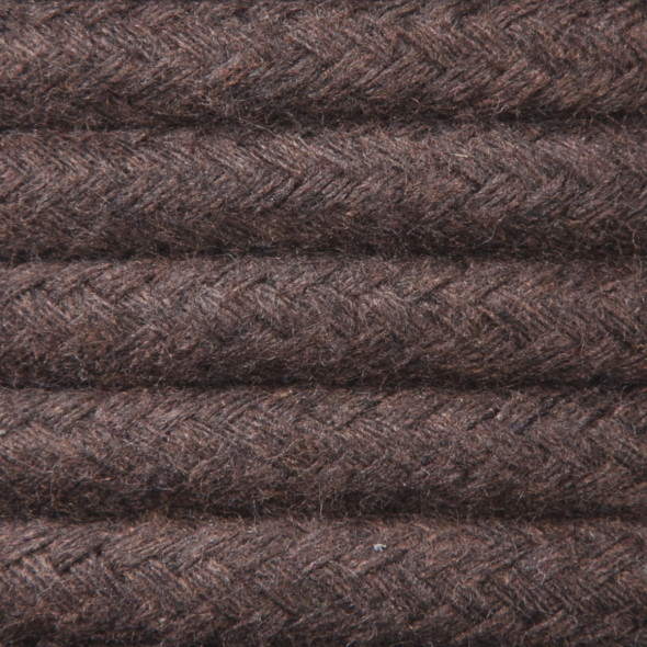 Kabel w oplocie bawełnianym 2 x 0,75 - brązowy