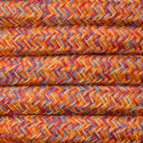 Kabel w oplocie bawełnianym 2 x 0,75 - indiańskie lato