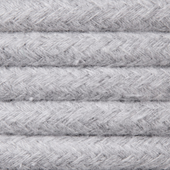 Kabel w oplocie bawełnianym 2 x 0,75 - jasnoszary