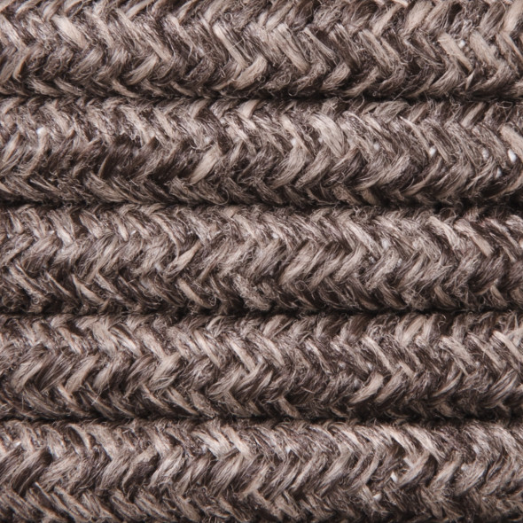 Kabel w oplocie lnianym 2 x 0,75 - brązowy